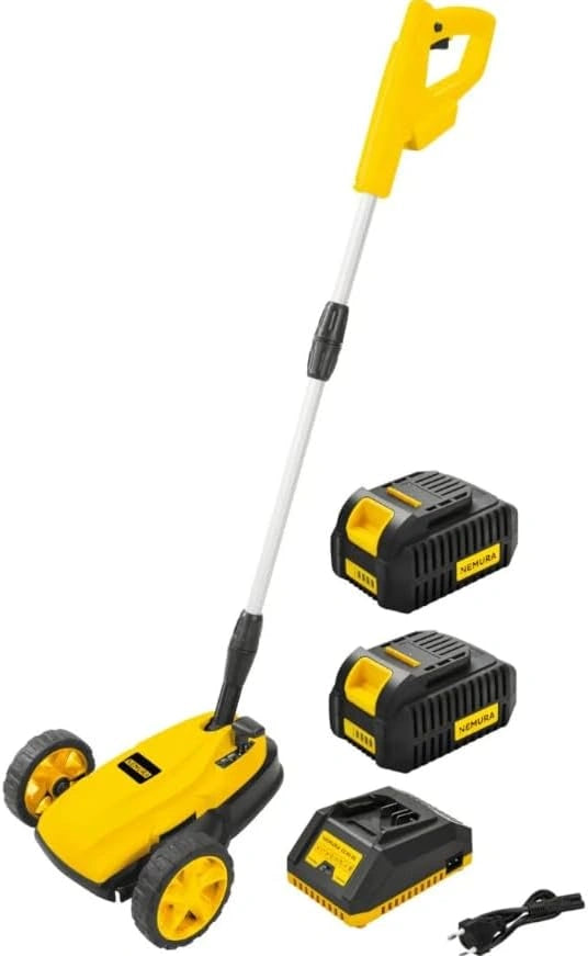 Tondeuse Compacte 40V Nemura - 22cm - 2 Batteries 2Ah + Chargeur Rapide - Idéale pour Petits Jardins - Qualité Pro