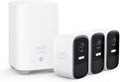 Caméra de Surveillance Extérieure sans Fil eufy Security eufyCam 2C, Kit de Trois, Autonomie 180 Jours, 1080p HD, Aucune Frais Mensuel