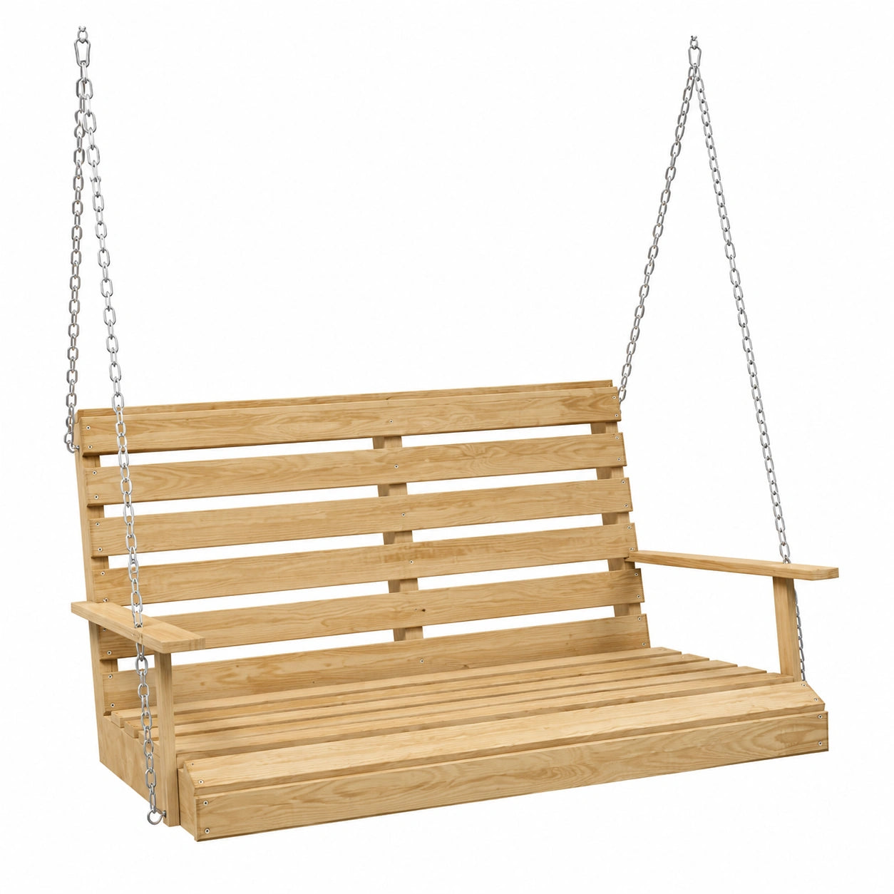 Balancelle de jardin en bois de pin imprégné 110 cm