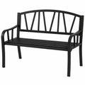 Banc de Jardin 3 Places Résistant aux Intempéries