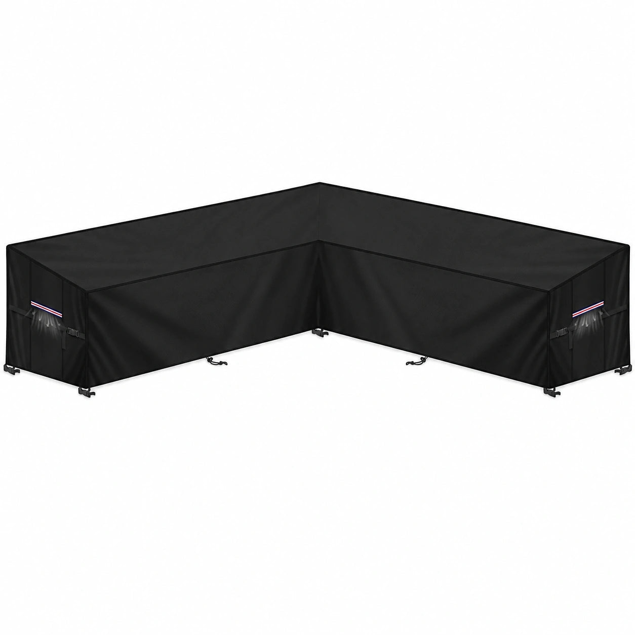 Housse imperméable pour canapé d'angle extérieur, protection jardin en L