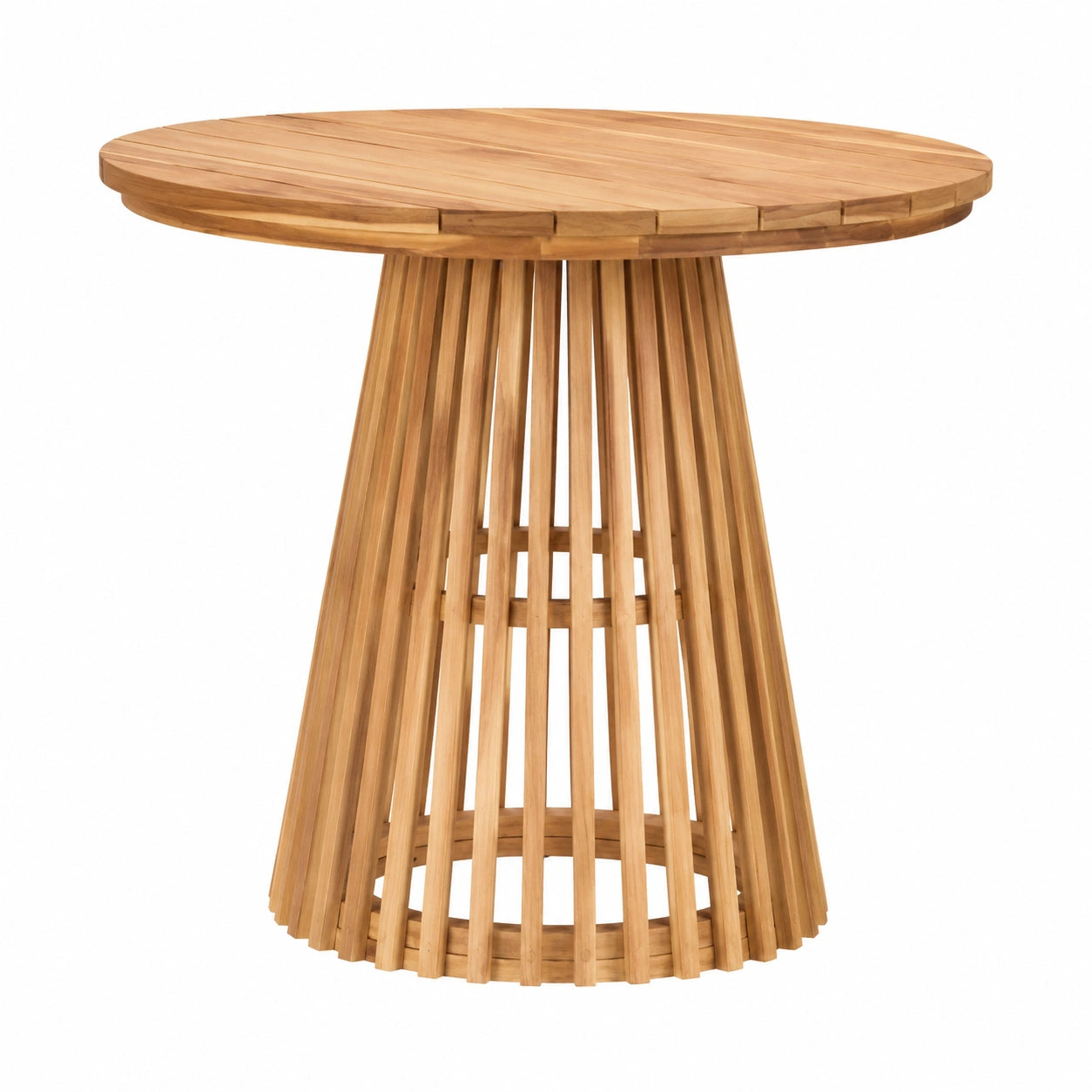Table d'appoint en Teck Massif 70x70x75 cm, Mobilier Moderne Jardin