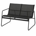 Ensemble Mobilier de Jardin 4 Pièces avec Table en Verre et Chaises Confortables