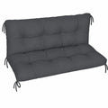 Coussin de jardin imperméable pour balancelle, confort maximal, graphite