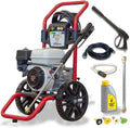 Laveuse à Haute Pression à Essence avec Moteur Honda GP160, 2900 PSI, 163cc, Portative, Rouge