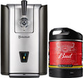 Tireuse à Bière PerfectDraft Pro avec Fût Bud 6L - Refroidisseur Domestique à 3°C - Affichage LED - Fraîcheur 30 Jours - Cadeau Idéal pour Amateurs de Bière