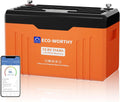 Batterie Lithium 12V 314Ah EnergyTrek Bluetooth avec Écran et Protection BMS 200A