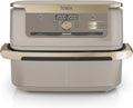 Friteuse à Air Ninja Foodi, FlexDrawer 10.4L, 7 Fonctions en 1, Séparateur Amovible, Compatible Lave-Vaisselle, Pierre/Or