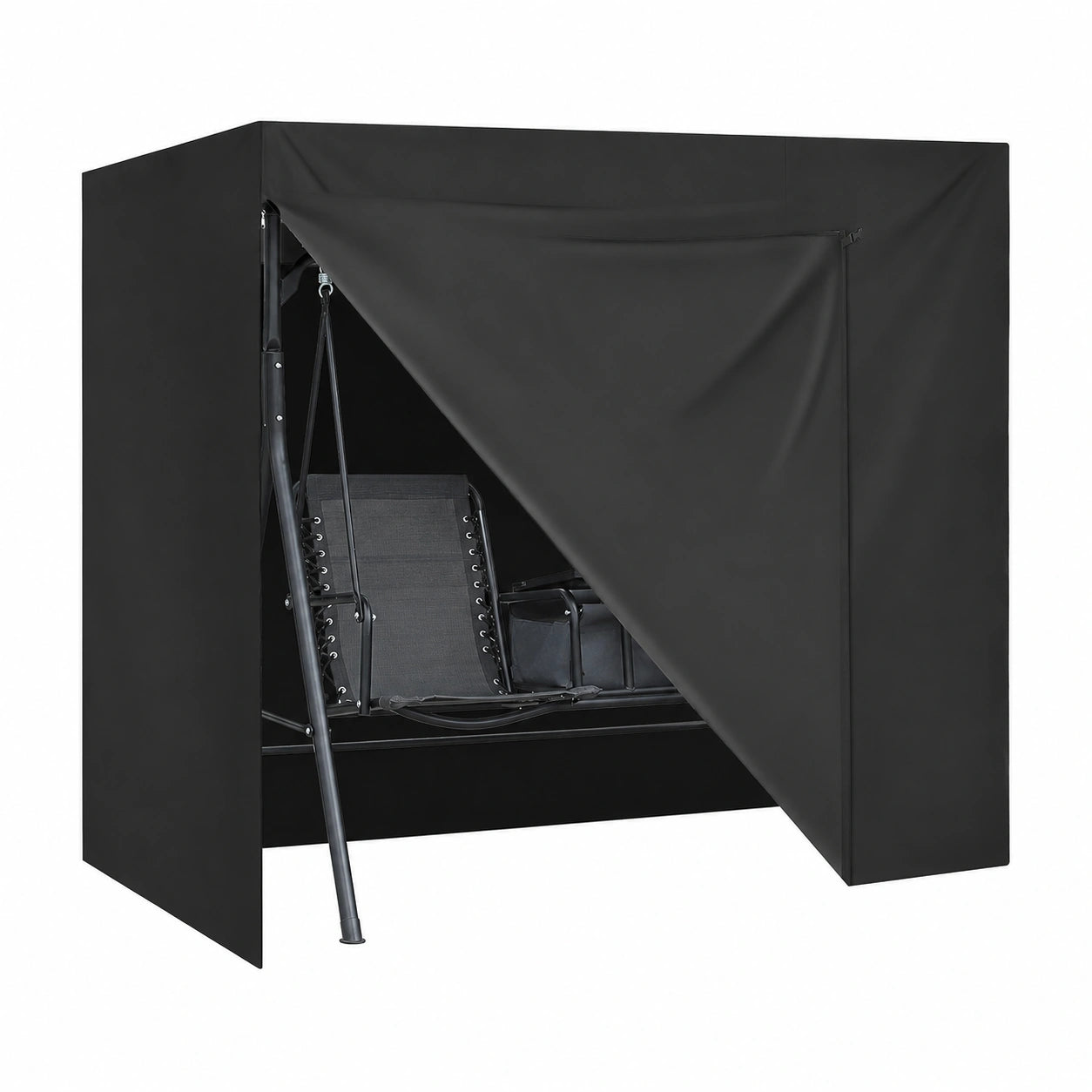 Housse de Protection Extérieure pour Balancelle 3 Places, Imperméable et Résistante aux UV, 220x150x150cm