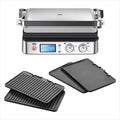 Gril Électrique Braun MultiGrill 9, Panini avec Plaques Amovibles, Double Thermostat, 3 Modes de Cuisson, Compatible Lave-Vaisselle, 2000W, Noir/Inox