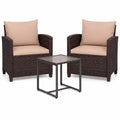 Ensemble de Mobilier de Jardin Extérieur pour 2 Personnes
