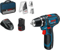 Bosch Perceuse-Visseuse sans Fil 12V avec Accessoires et Batterie