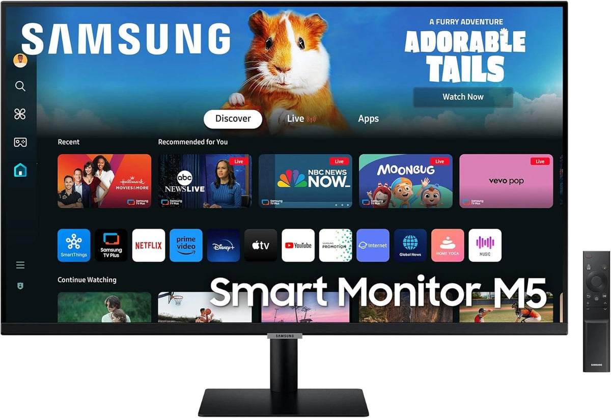 Écran Intelligent Samsung M5 27'' Noir - Full HD, VA, 60Hz