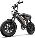 Vélo Électrique Adulte 250W, Pneus Larges 16", Batterie Amovible 48V, Autonomie 100 km