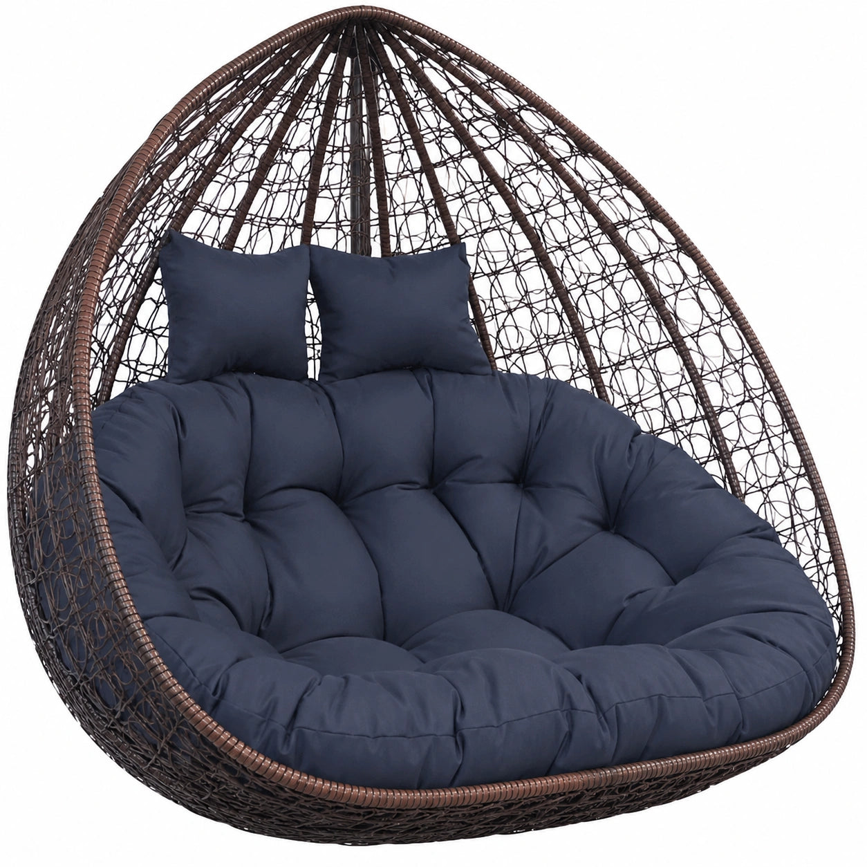 Coussin de siège suspendu pour extérieur à deux places