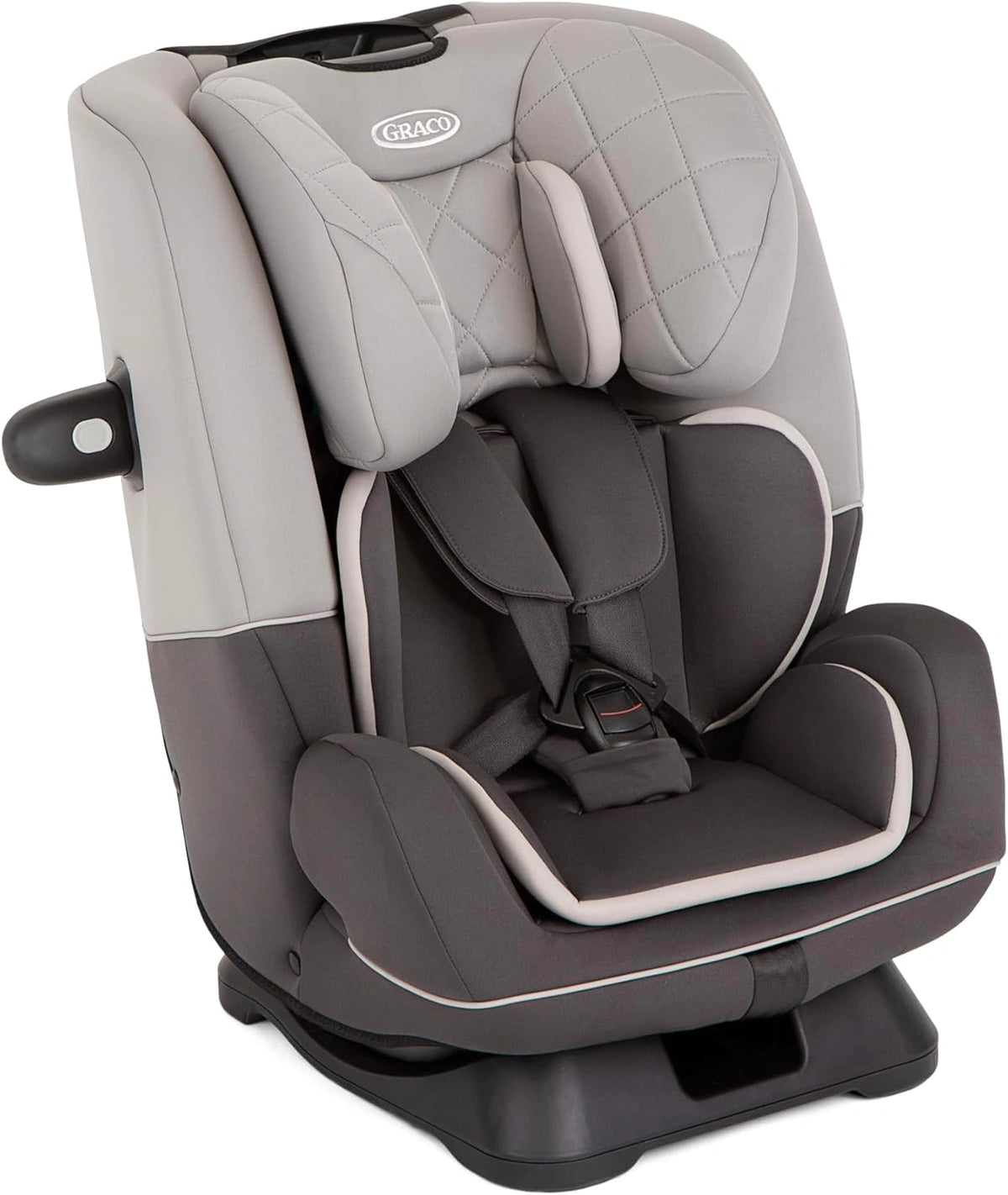 Graco Slimfit R129, Siège-auto Combiné 2-en-1, 40-145 cm, Naissance à 12 Ans, Installation Dos et Face à la Route, Couleur Gris Iron