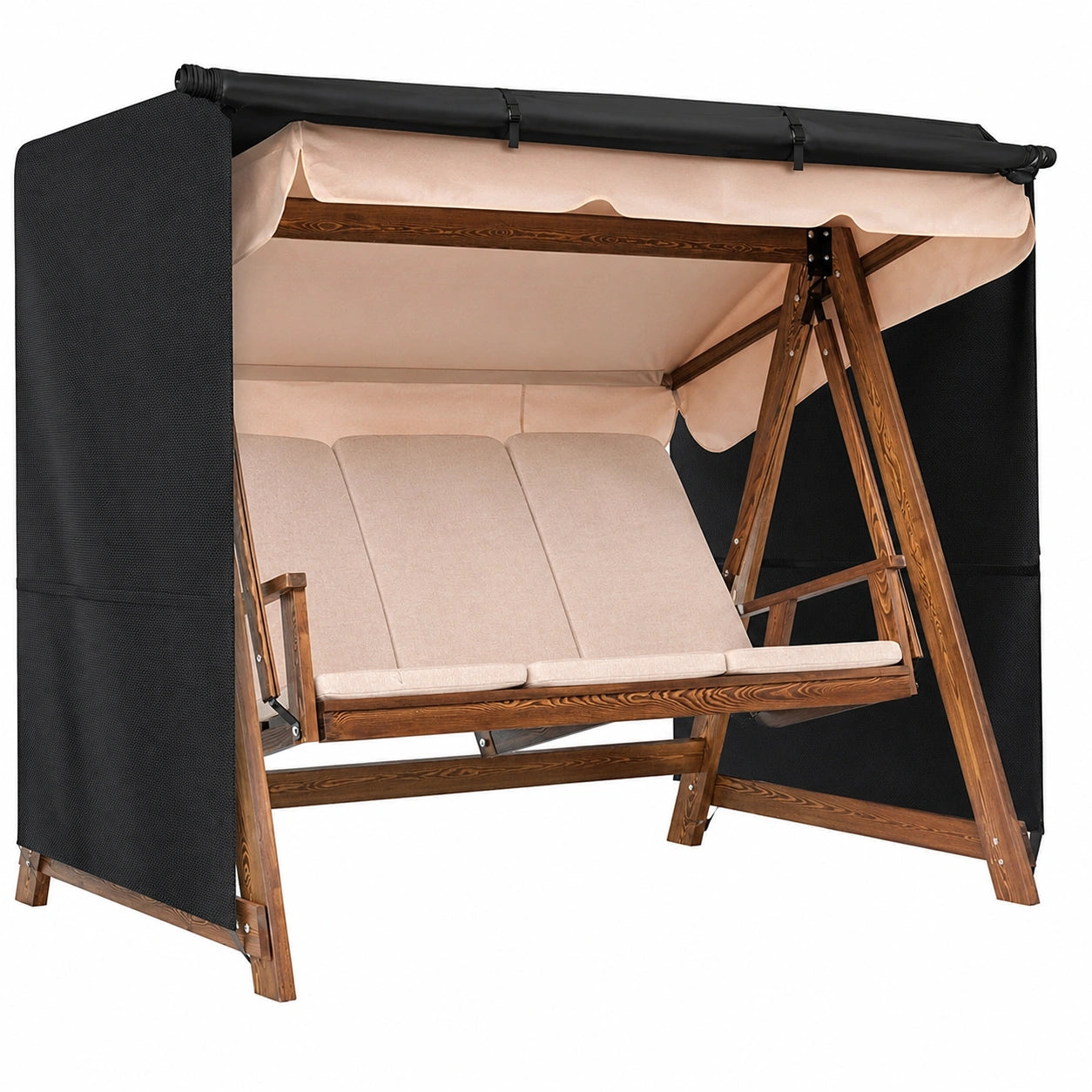 Housse imperméable pour balancelle de jardin 3-4 places, résistante aux UV et à l'hiver