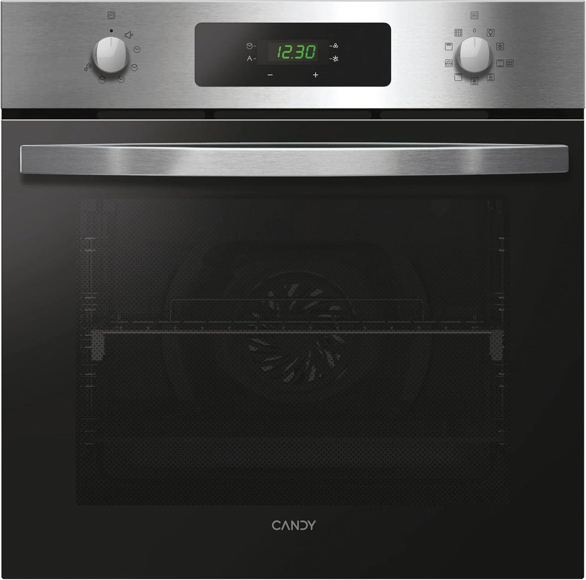 Four encastrable CANDY FICD X676 - Pyrolyse, chaleur tournante, inox/noir, Classe A