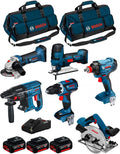 Ensemble d'Outils Électroportatifs BOSCH 18V avec Batteries et Chargeur