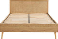 Lit Double INES en Rotin avec Sommier Inclus 160x200