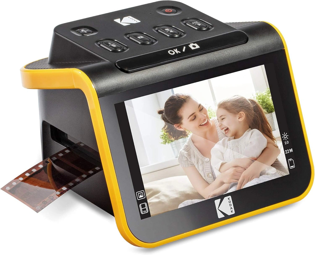 KODAK Convertisseur Diapositives et Négatifs avec Écran 5 pouces - 22 MP en JPEG Haute Résolution