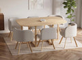 Ensemble de Jardin FLEN XL avec Table et 6 Chaises Encastrables