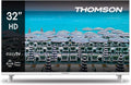 THOMSON Téléviseur LED HD 32 Pouces Blanc, Mode Hôtel, USB, HDMI, Triple-Tuner, Classe Énergétique A+